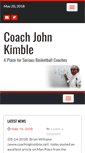 Mobile Screenshot of coachjohnkimble.com